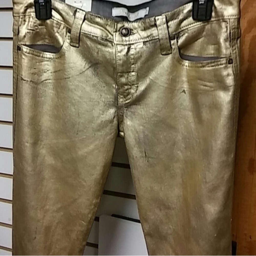 Frankie B Liquid Gold Jeans - Picture 2 of 2